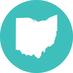 Thumbnail image for Choices' OhioRise program; outline of Ohio on a teal circle